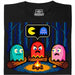 8-Bit Kampvuur - Vooraanzicht T-Shirt Zwart