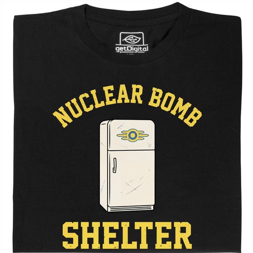 Nuclear Bomb Shelter Koelkast - Hoofdweergave T-Shirt Zwart