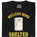 Nuclear Bomb Shelter Kühlschrank - Hauptansicht T-Shirt Schwarz