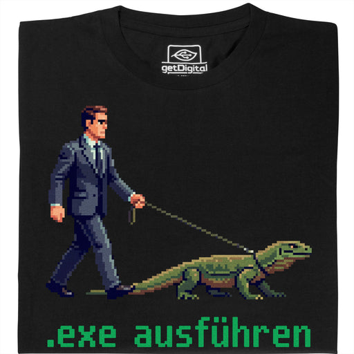 .exe ausführen - Hauptansicht T-Shirt Schwarz