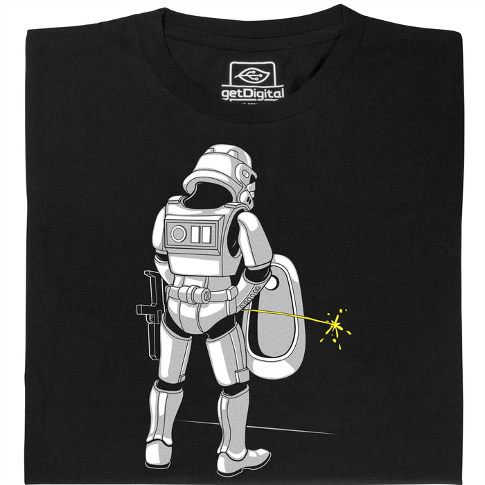 Trooper Aim - Vista principal Camiseta Negro