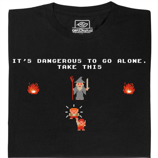 Take this Hobbit - Voorkant T-Shirt Zwart