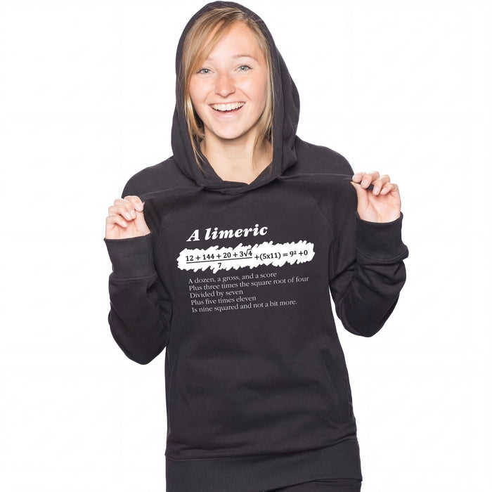 A Limerick - Mathe-Gedicht mit Gleichung - Hoodie Frau Lara