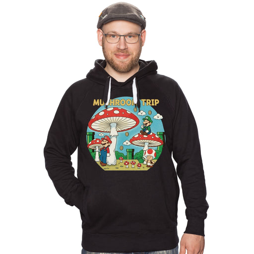 Mushroom Trip - Felpa con cappuccio Uomo Basti