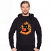 Zwarte Kat Leest "Evil Plans" - Boze Plannen met Stijl - Hoodie Man David