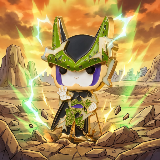 Dragon Ball Z Perfect Cell XL Funko POP! Pin avec Support