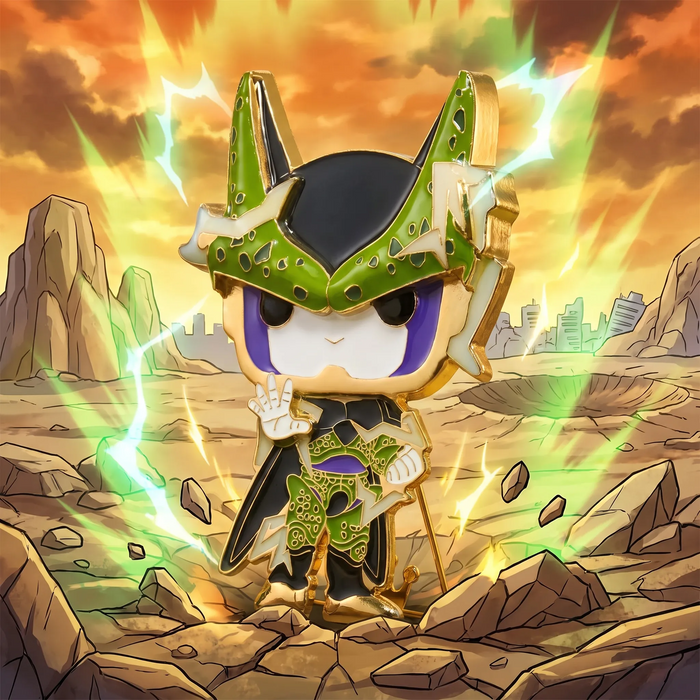Dragon Ball Z Perfect Cell XL Funko POP! Pin con Soporte