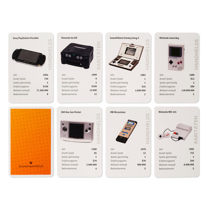 Konsolen-Quartett Booster Packs: Raritäten und Handhelds