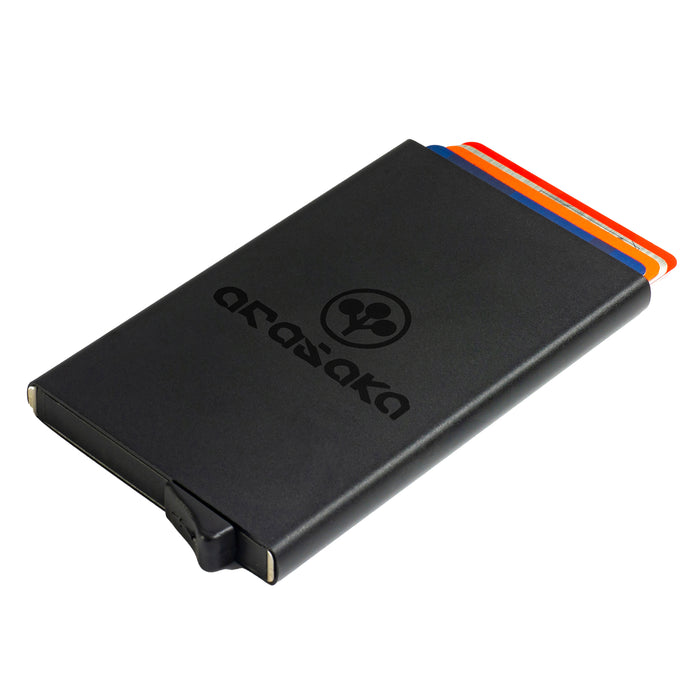Custodia per carte di credito Cyberpunk Edgerunners Arasaka con protezione RFID