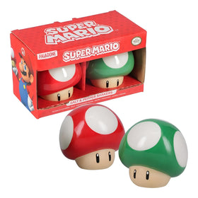 Salero y pimentero de las setas de Super Mario