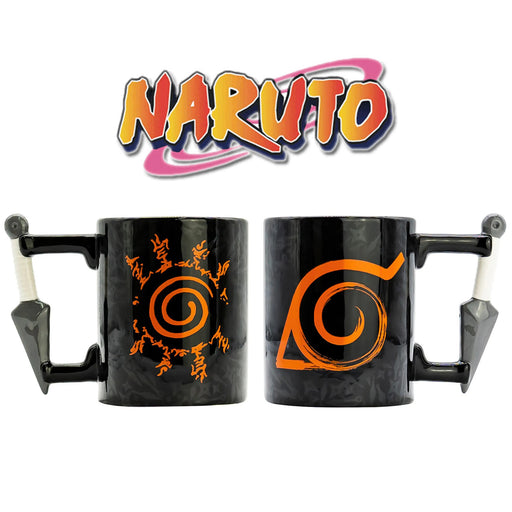 Mug Naruto Shippuden 3D - Tasse Kunai avec Symbole Konoha