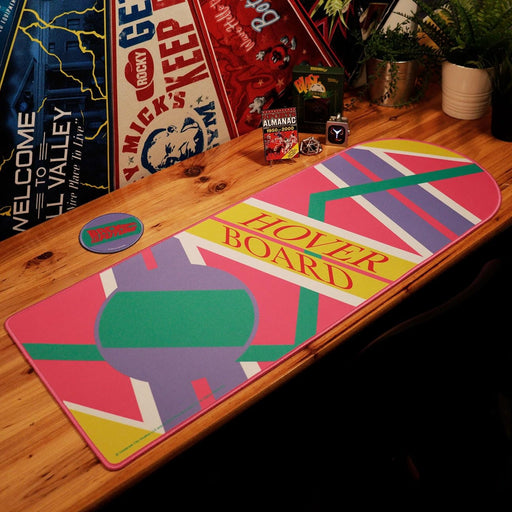 Back to the Future Hoverboard XL Desk Pad &amp; Coaster Set