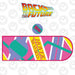 Back to the Future Hoverboard XL Desk Pad &amp; Coaster Set