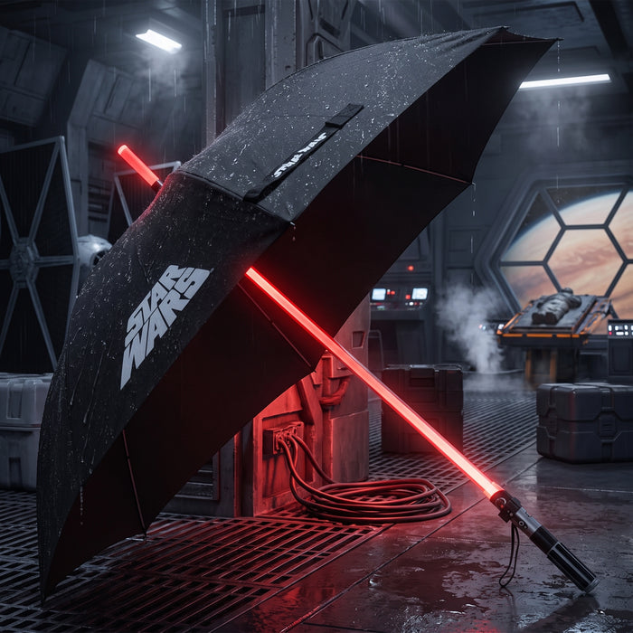 Paraguas Premium LED Star Wars - Sable de Luz de Darth Vader