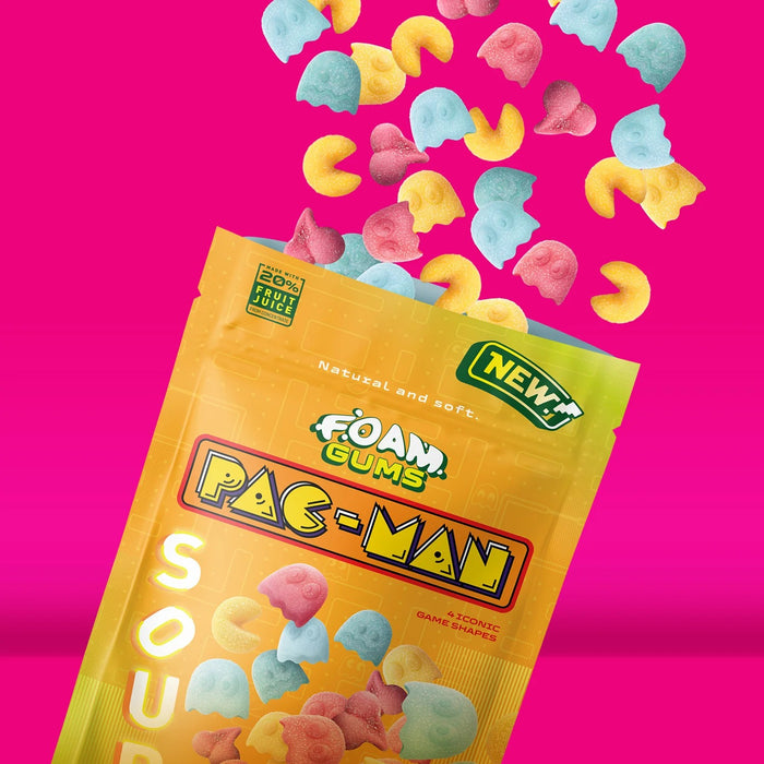 Fandom Snacks Foam Gums Pac-Man (Sauer) - Schaumgummi 125g