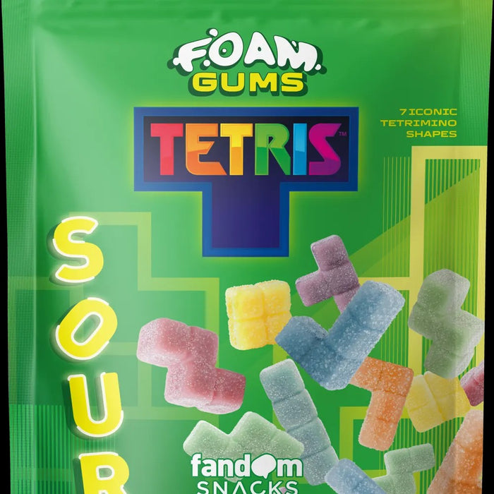 Fandom Snacks Foam Gums Tetris (Sour) – 125g Fruit Gummies