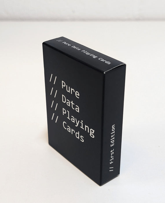 Pure Data Playing Cards - Limitiertes Kartenspiel im JSON-Design
