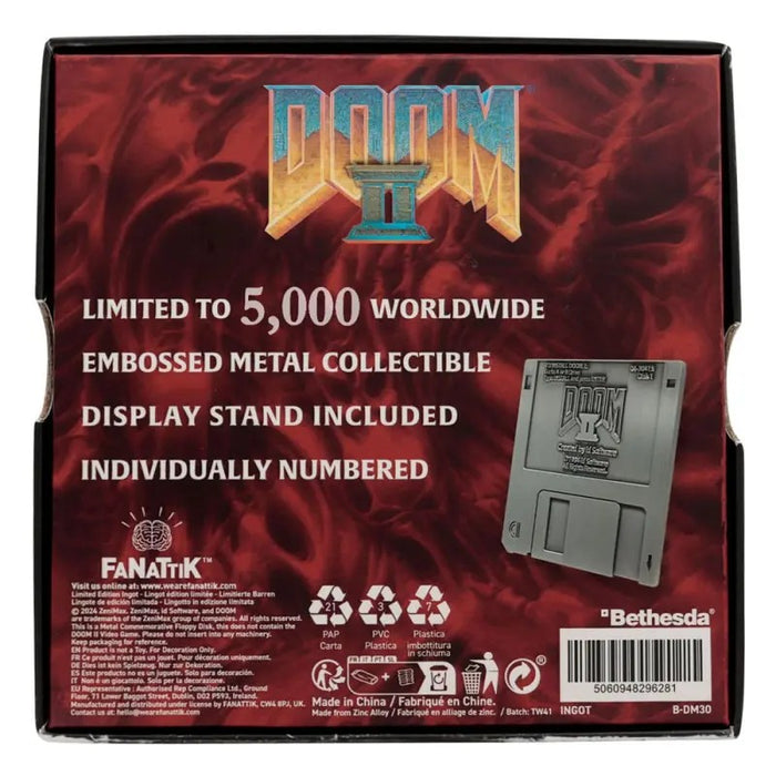 Doom II Floppy Disk Replica