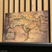 Herr der Ringe Metallkarte - Rohan und Gondor (20x30 cm)