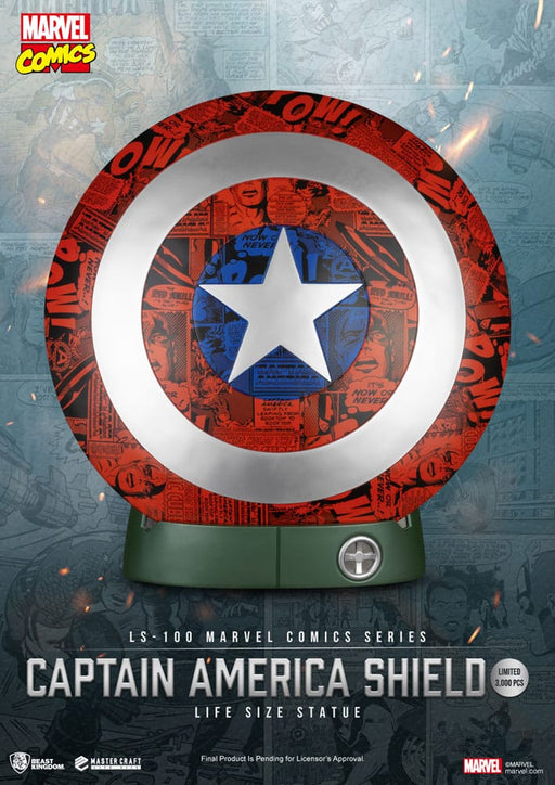 Scudo di Captain America a grandezza naturale (Comic Edition)
