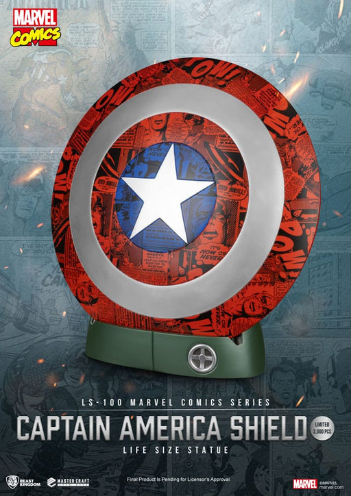 Scudo di Captain America a grandezza naturale (Comic Edition)