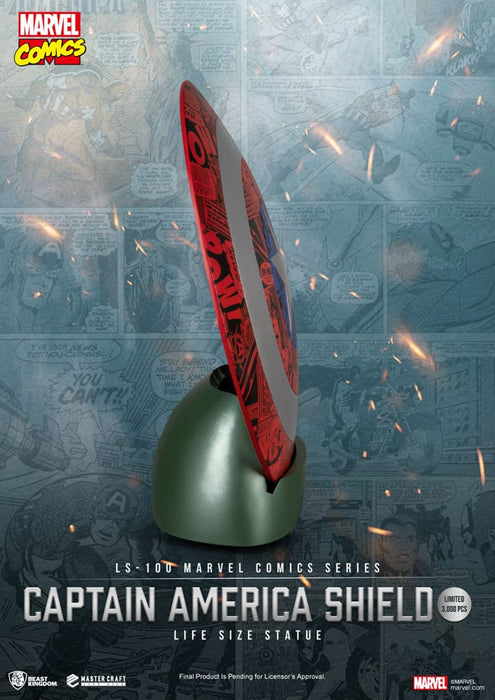 Bouclier de Captain America grandeur nature (édition comics)