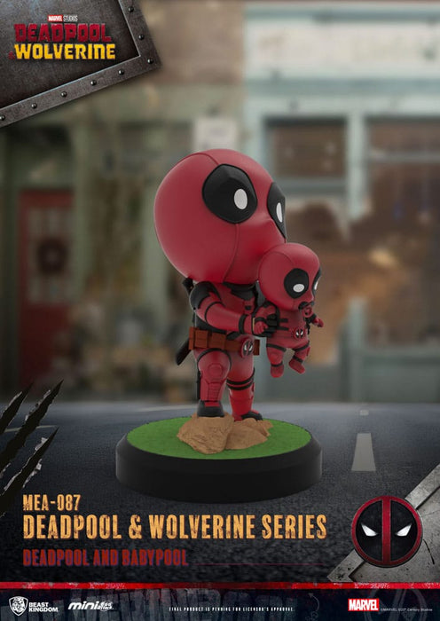 Set di figure Deadpool & Wolverine Mini Egg Attack
