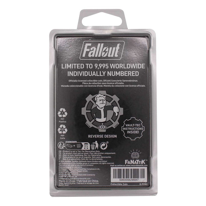 Moneda de colección Fallout Vault Boy Decision
