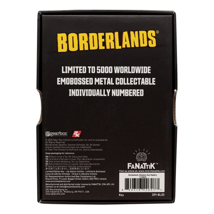 Replica Borderlands Chiave d'Oro