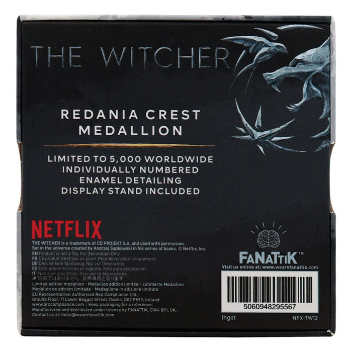 The Witcher Medaille Wappen von Redanien