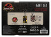 Jurassic Park cadeaubox met speelkaarten, pin en sleutelhanger