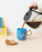 Mug 3D Sonic avec anse en anneau doré