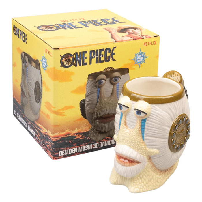 One Piece 3D-kroes Garps Den Den Mushi (Netflix-serie)
