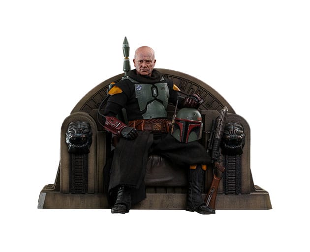 Action figure Star Wars The Mandalorian Boba Fett con Trono 1:6 Special Edition