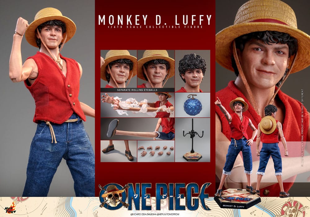 One Piece Monkey D. Luffy Actiefiguur (Netflix-serie)