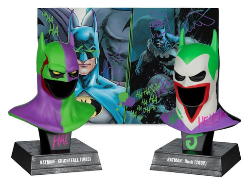 Réplicas de máscaras de Batman Knightfall y Hush al estilo del Joker