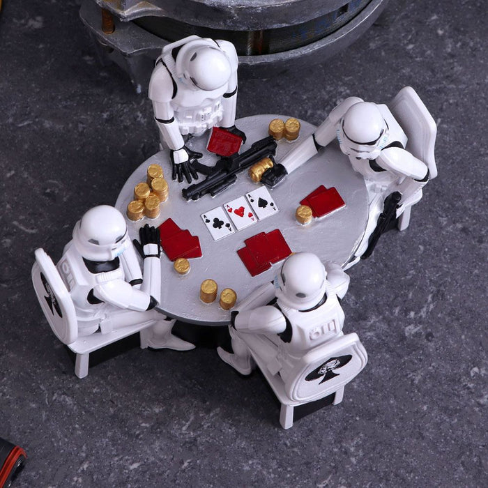 Diorama Star Wars Soldados de asalto jugando al póker