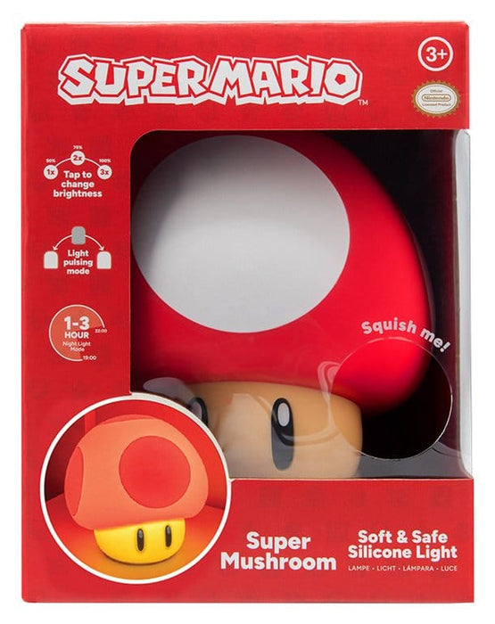 Super Mario Superpaddenstoel Siliconen Lamp
