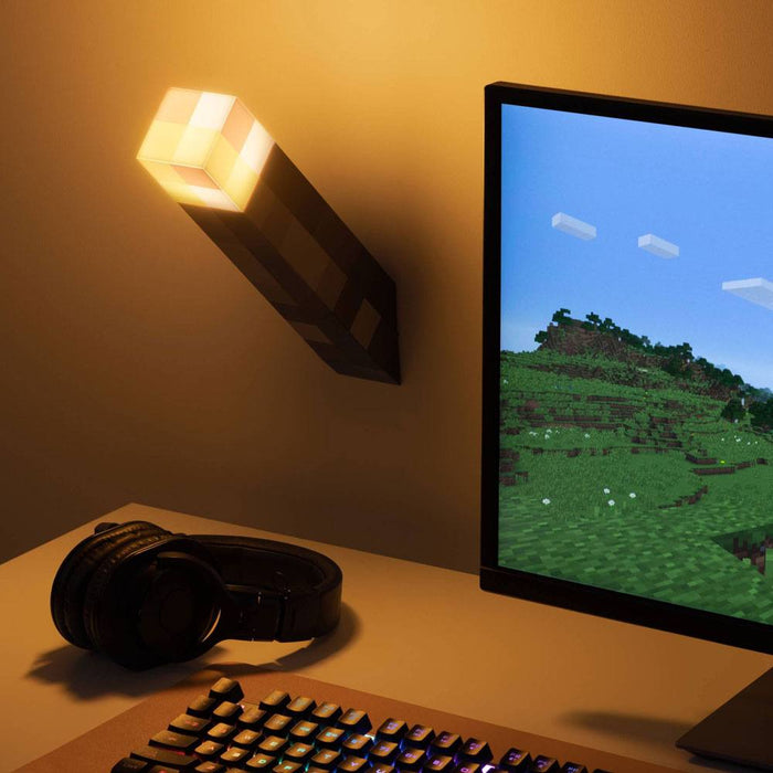 Lampada torcia di Minecraft (da tavolo e da parete)
