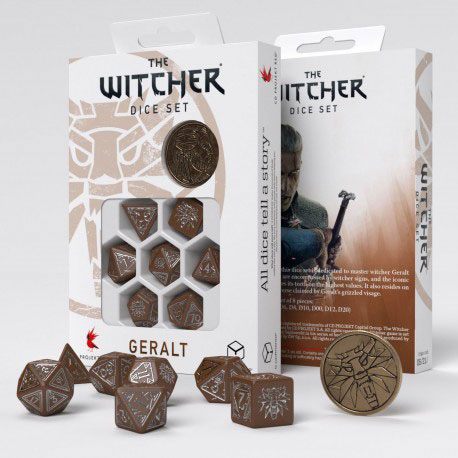 The Witcher Würfelset Geralt (Roach's Companion)