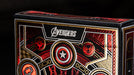 Carte da gioco Avengers Saga dell'Infinito rosse