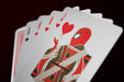 Carte da gioco Avengers Saga dell'Infinito rosse