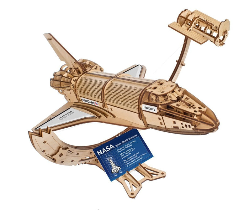 Kit di modellismo in legno 3D NASA Space Shuttle Discovery