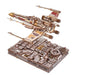 Maquette en bois Star Wars X-Wing Starfighter de Luke Skywalker