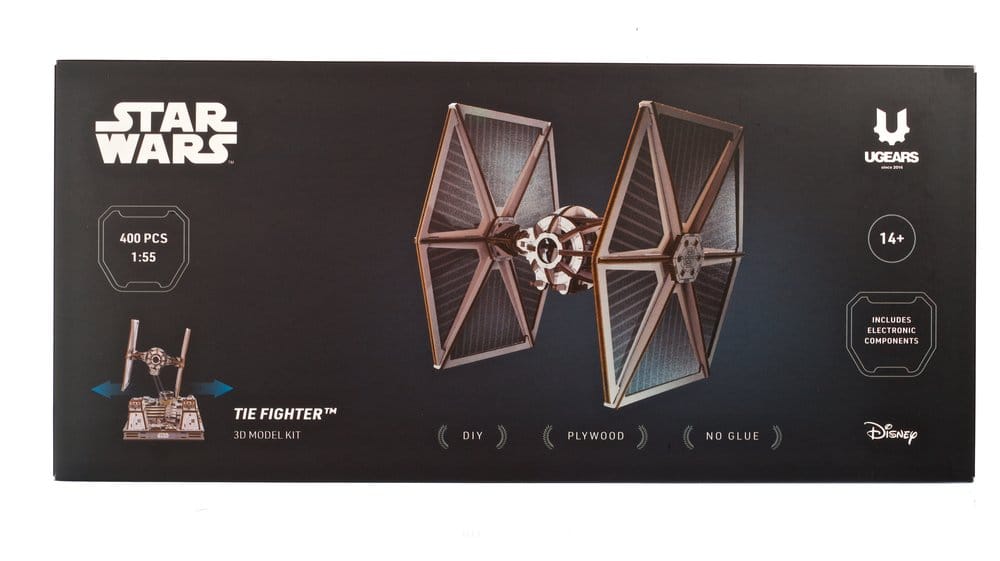 Kit di modellismo in legno Star Wars TIE Fighter