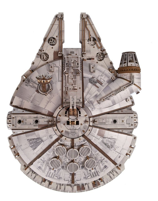 Maquette en bois Star Wars Faucon Millenium