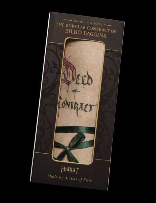 Lo Hobbit Mini-replica del contratto di Bilbo